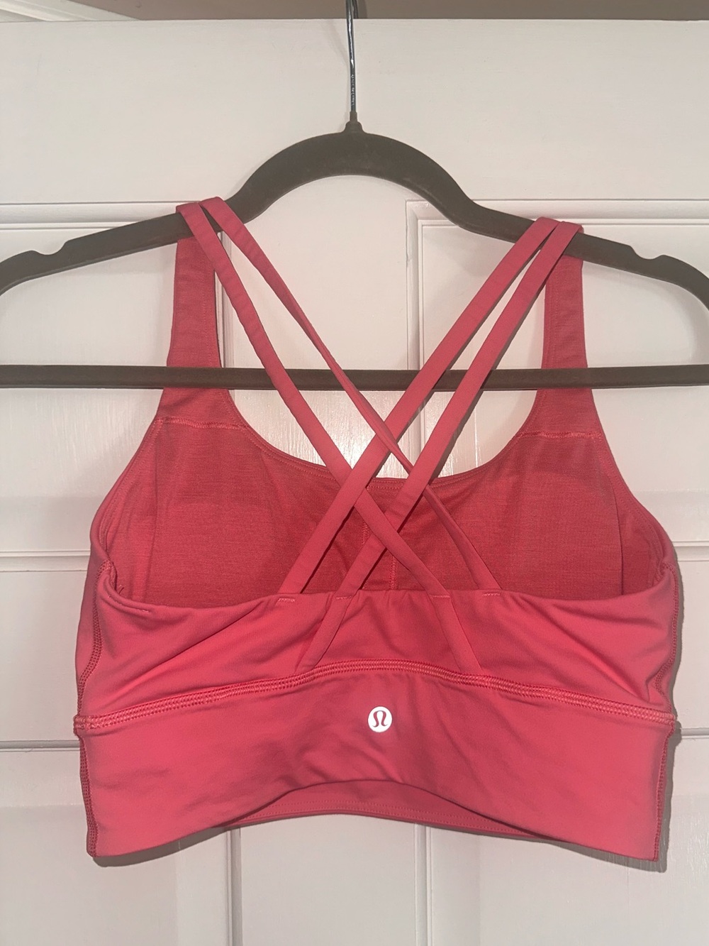 lululemon athletica Women's Strappy Sports Bra in Coral
